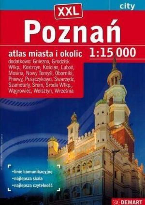 Poznań atlas miasta i okolic XXL 1:15 000