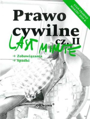 Prawo cywilne cz. Ii last minute 03. 2019