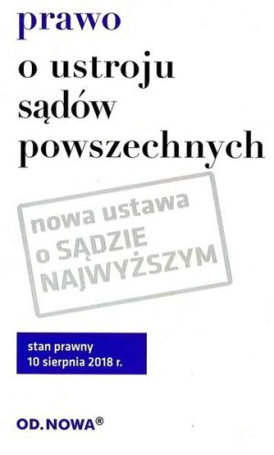 Prawo o ustroju sądów powszechnych wyd. 5