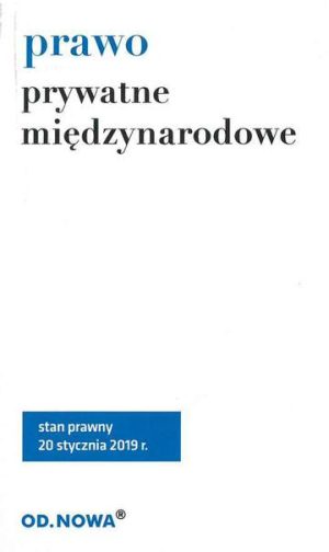 Prawo prywatne międzynarodowe 01. 2019