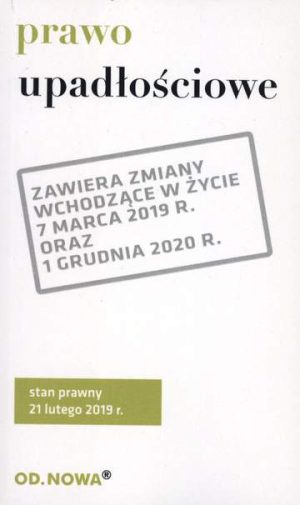 Prawo upadłościowe wyd. 6