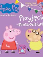 Przyjęcie niespodzianka Świnka Peppa bajeczki z książeczki + dvd