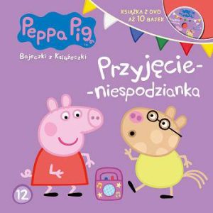 Przyjęcie niespodzianka Świnka Peppa bajeczki z książeczki + dvd