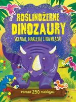 Roślinożerne dinozaury składaj naklejaj i rozwiązuj