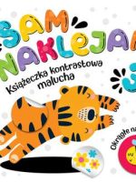 Sam naklejam. Książeczka kontrastowa malucha 3+. Okrągłe naklejki