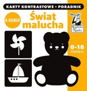 Świat Malucha. A kuku! Karty kontrastowe + poradnik. Kapitan Nauka