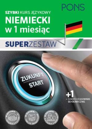 Szybki kurs niemieckiego dla początkujących z nagraniami i jedną tablicą językową PONS Dwie książki w pakiecie