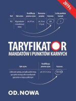 Taryfikator mandatów i punktów karnych 08. 2019