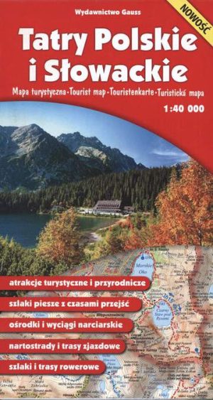 Tatry Polskie i Słowackie. Mapa turystyczna 1:40 000