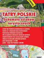 Tatry polskie. Schematy szlaków turystycznych. Laminowane