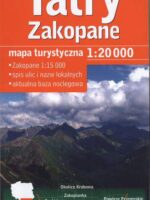 Tatry Zakopane mapa turystyczna 1:20 000 mapa foliowana