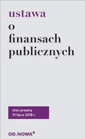 Ustawa o finansach publicznych wyd. 5