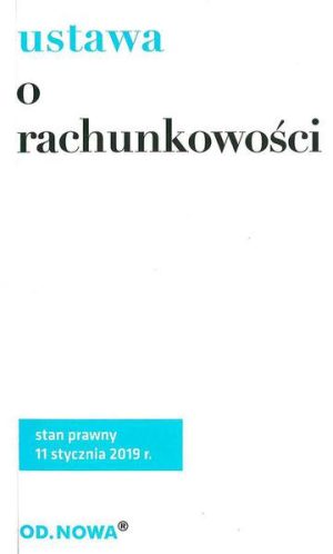 Ustawa o rachunkowości 2019