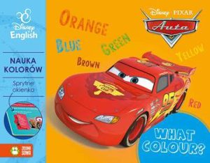 What colour sprytne okienka Disney english auta