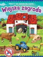 Wiejska zagroda proste składanki dla dzieci