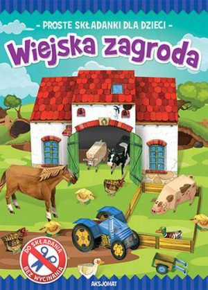 Wiejska zagroda proste składanki dla dzieci