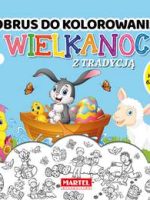 Wielkanoc z tradycją obrus do kolorowania