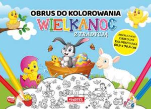 Wielkanoc z tradycją obrus do kolorowania