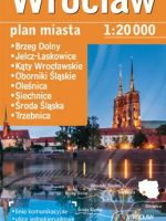Wrocław plan miasta 1:20 000 + 8 miast