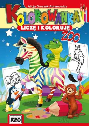Zoo kolorowanka liczę i koloruję