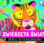 Zwierzęta świata modele 3d do kolorowania