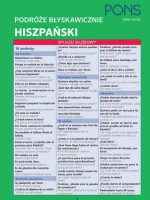 Błyskawicznie podróże hiszpański PONS