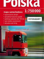 Polska mapa samochodowa 1:750 000 wyd. 2022