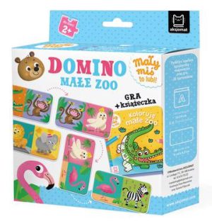 Domino. Małe zoo. Mały miś to lubi! Gra + książeczka