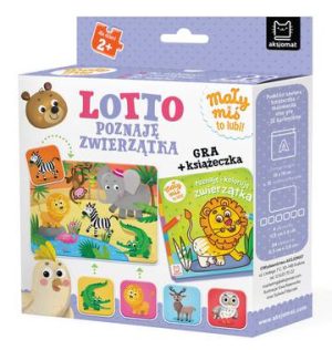 Lotto. Poznaję zwierzątka. Mały miś to lubi! Gra + książeczka