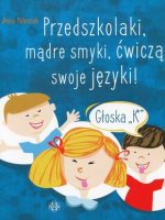 Przedszkolaki, mądre smyki, ćwiczą swoje języki głoska K