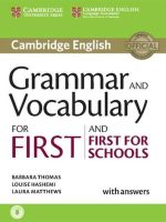 Grammar and Vocabulary for First and First for Schools with answers