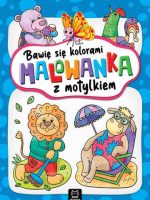 Malowanka z motylkiem. Bawię się kolorami