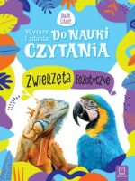 Zwierzęta egzotyczne. Wyrazy i zdania do nauki czytania. Duże litery