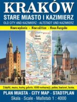 Kraków. Stare Miasto i Kazimierz. Plan miasta 1:4000 wyd. 2023
