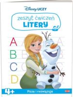 Disney uczy kraina lodu Zeszyt ćwiczeń Litery UDZ-9303