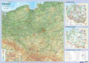 Polska. Mapa w tubie