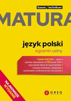 Język polski. Matura. Egzamin ustny. Repetytorium maturalne