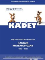 Matematyka z wesołym kangurem poziom Kadet 2023