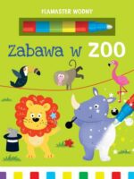 Zabawa w zoo. Flamaster wodny