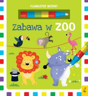 Zabawa w zoo. Flamaster wodny