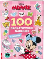 Disney Minnie 100 brokatowych naklejek NB-9104