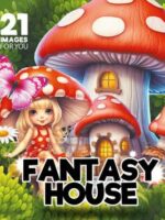 Kolorowanka usztywniana Fantasy House Bajkowe domki