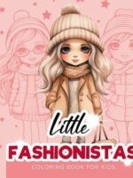 Kolorowanka usztywniana Little Fashionistas Małe projektantki