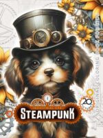 Kolorowanka usztywniana Steampunk Pies