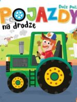 Pojazdy na drodze. Duże puzzle