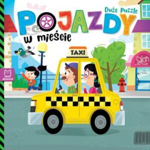 Pojazdy w mieście. Duże puzzle