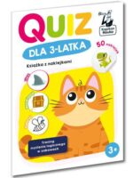 Quiz dla 3-latka. Książka z naklejkami